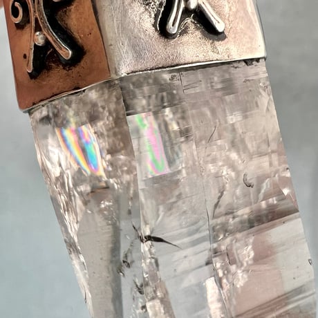【ガネッシュヒマール産】天然ヒマラヤ水晶シルバー925ペンダントトップ/Ganesh Himal Himalayan Quartz S/V925 Pendant Top