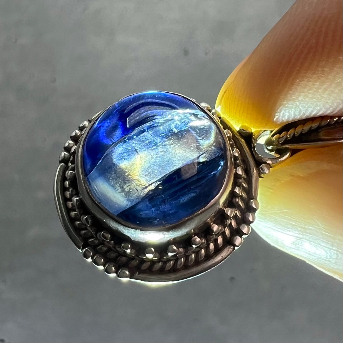 himalayaさま専用になりました ネパール産天然ヒマラヤカイヤナイトS/V925ペンダントトップ/NEPAL