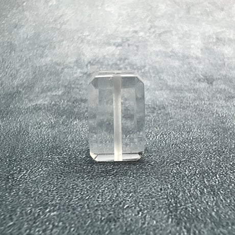 【ガネッシュヒマール産】天然ヒマラヤ水晶"手磨き加工"スクエアビーズ④/Ganesh Himal  Himalayan Quartz Square Beads