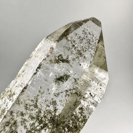 【ガネッシュヒマール産】クローライトイン天然ヒマラヤ水晶ミニポイント"L"/Ganesh Himal Chlorite in Himalayan Quartz Point
