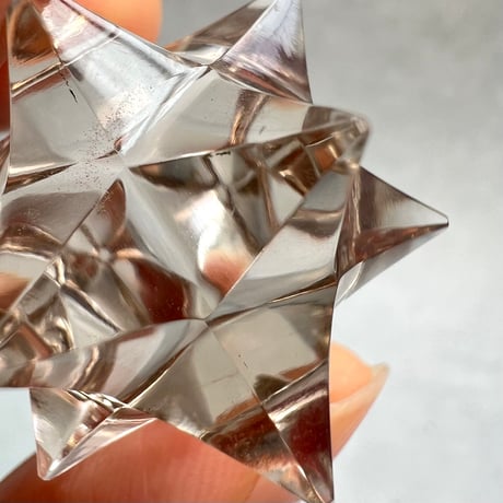 【ガウリシャンカール産】天然ヒマラヤスモーキークォーツ アステロイド⑦/Gaurishankar HimalayanSmoky Quartz "Asteroid"Super Markaba Star