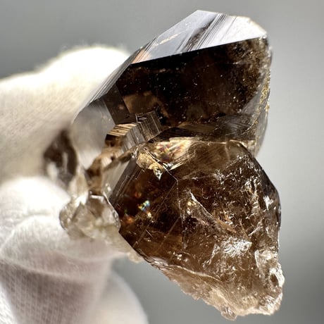 ガウリシャンカール産天然ヒマラヤスモーキークォーツミニクラスター/GauriShankar Himalayan Smoky Quartz