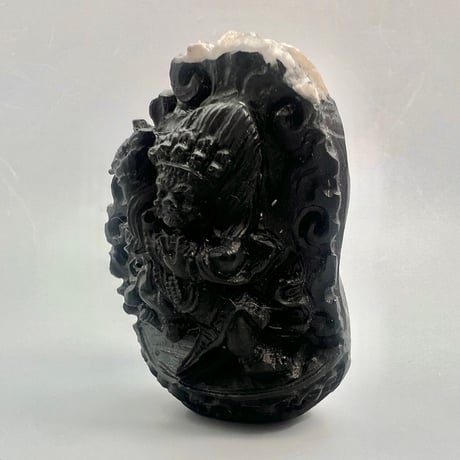 【Himalayan Saligram/Ammonite 】"Kala Bhairava"①/ヒマラヤ サリグラム/アンモナイト "カーラバイラヴァ"
