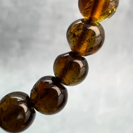 ネパール産🇳🇵ヒマラヤドラバイトトルマリン ブレスレット6mm内径14/Nepal Himalayan dravite tourmaline Bracelet