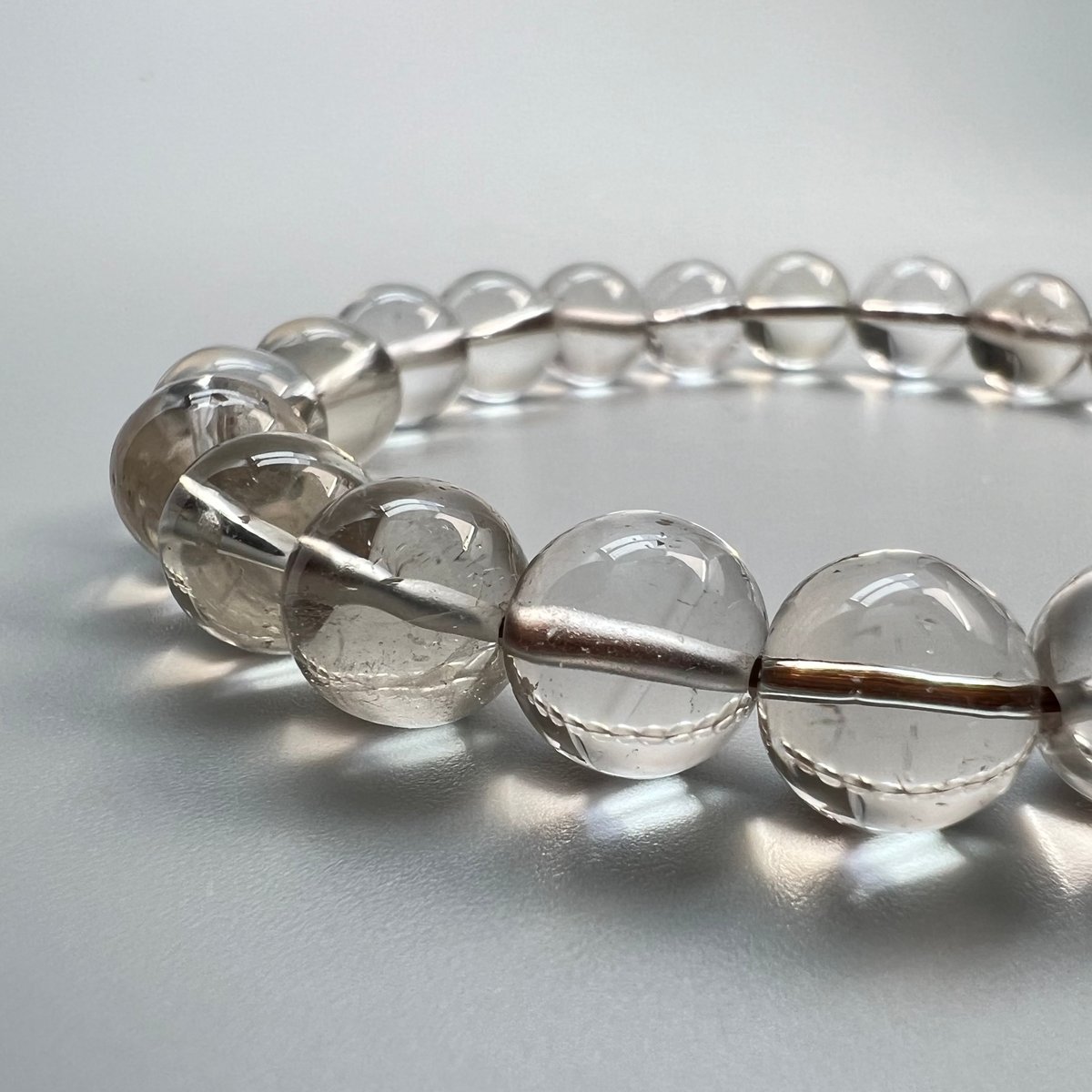 ネパール・ガウリシャンカール産スモーキー クォーツ 8.5mm