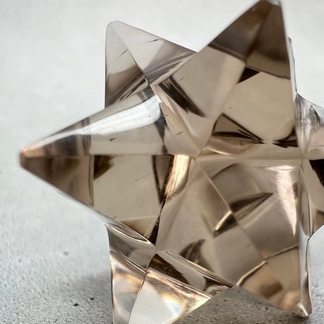 【ガウリシャンカール産】天然ヒマラヤスモーキークォーツ アステロイド④/Gaurishankar HimalayanSmoky Quartz "Asteroid"Super Markaba Star