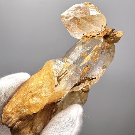 【ガネッシュヒマール産】リモナイトイン天然ヒマラヤ水晶⑦/Ganesh Himal Limonite in Himalayan Quartz