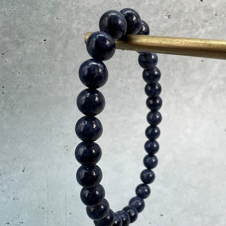 【天然サファイア】ブレスレット(6.8mm/15cm)②/Sapphire Bracelet