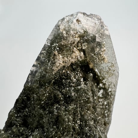 大特価【ガネッシュヒマール産】クローライトイン天然ヒマラヤ水晶⑫/Ganesh Himal Chlorite in Himalayan Quartz