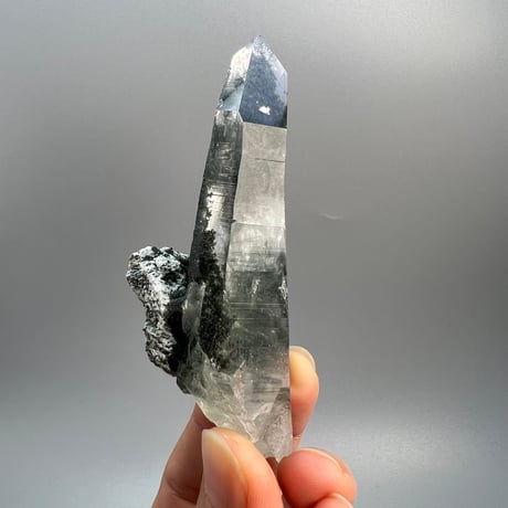 【ガネッシュヒマール産】クローライト&アクチノライトイン天然ヒマラヤ水晶/Ganesh Himal Himalayan Quartz