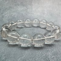 【カイラス産】"手磨き"天然ヒマラヤ水晶 ブレスレット16mm内径18cm/Kailash Himalayan Quartz Bracelet