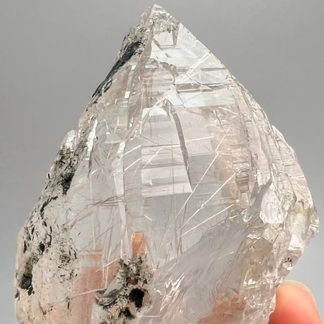 ハイクオリティ【ガネッシュヒマール産】アクチノライトイン天然ヒマラヤ水晶/High Quality Ganesh HimalActinorite in Himalayan Quartz