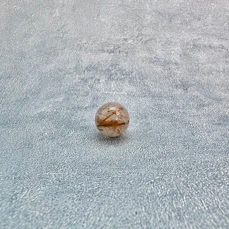 【ガネッシュヒマール産】アクチノライトイン天然ヒマラヤ水晶ビーズ⑫/Ganesh Himal Actinolite in Himalayan Quartz beads