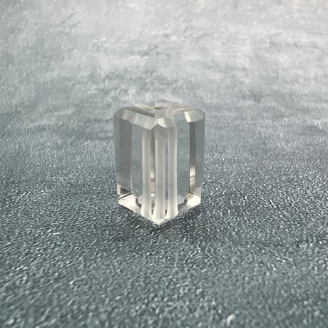 【ガネッシュヒマール産】天然ヒマラヤ水晶"手磨き加工"スクエアビーズ⑤/Ganesh Himal  Himalayan Quartz Square Beads