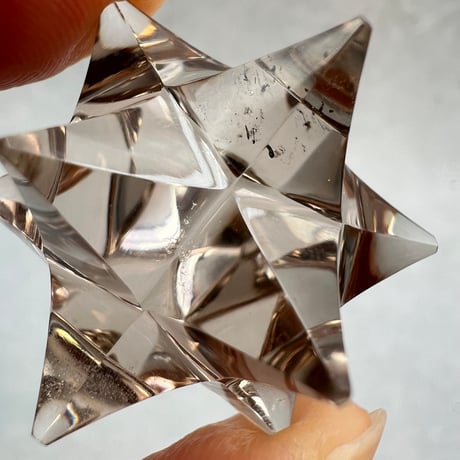 【ガウリシャンカール産】天然ヒマラヤスモーキークォーツ アステロイド⑤/Gaurishankar HimalayanSmoky Quartz "Asteroid"Super Markaba Star
