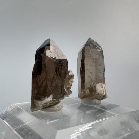 【ガウリシャンカール産】天然ヒマラヤスモーキークォーツポイントセット⑤/GauriShankar Himalayan Smoky Quartz Point Set