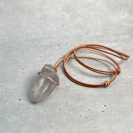 【カイラス産】天然ヒマラヤ水晶ペンダントトップ/Kailash Himalayan Quartz Pendant Top