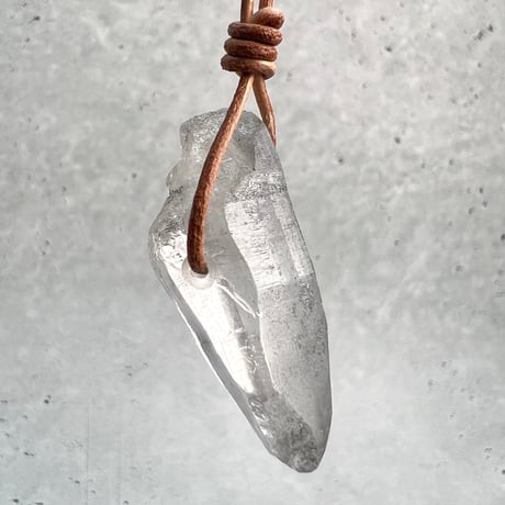 【カイラス産】天然ヒマラヤ水晶ペンダントトップ/Kailash Himalayan Quartz Pendant Top