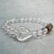 【ガネッシュヒマール産】天然ヒマラヤ水晶\"ハート\"デザインブレスレット/Ganesh Himal Himalayan Quartz \"Heart\"Design Bracelet