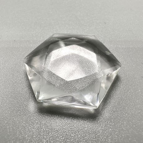 【ガネッシュヒマール】天然ヒマラヤ水晶  "ヘキサゴン六芒星" ルース⑧/Ganesh Himal Himalayan Quartz Hexagon×Hexagram Loose