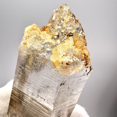 【ガネッシュヒマール産】リモナイトイン天然ヒマラヤ水晶 ⑧/Ganesh Himal Limonite in Himalayan Quartz