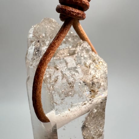 【ガネッシュヒマール産】天然ヒマラヤ水晶ペンダントトップ⑭/Ganesh Himal Natural Pendant Top