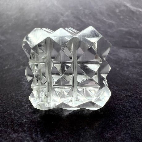 【マニハール産】 天然ヒマラヤ水晶"ピラミッドキューブ"⑦/Manihar Himalayan Quartz "Pyramid Cube"