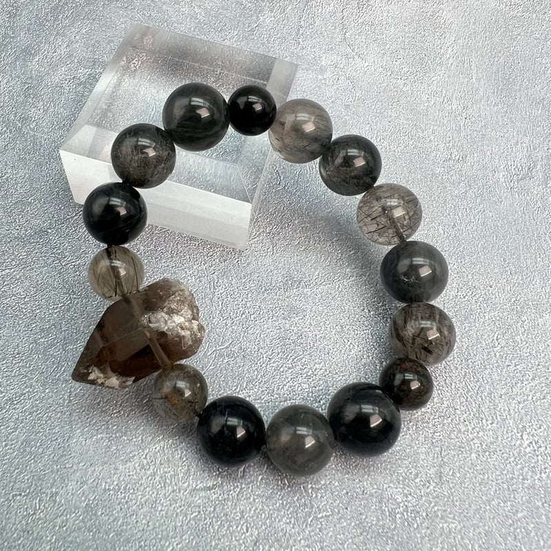 デザインブレスレット】ガネッシュヒマール産×ガウリシャンカール産