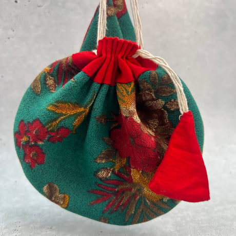 "Thaili" handmade in Nepal🇳🇵C-①〜⑧ "タイリ(巾着袋)"ネパール産ハンドメイド