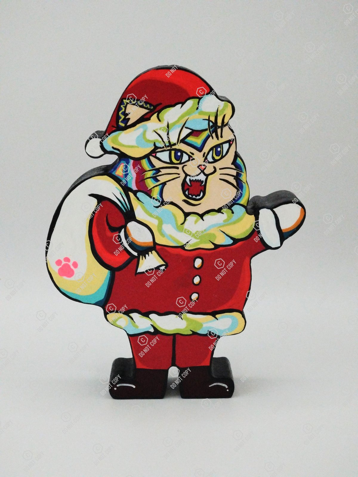 サンタにゃん 赤/青 | Art N&A