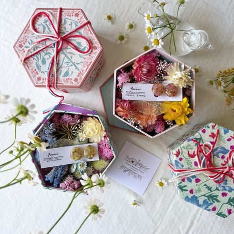 flower accessoryーフラワーアクセサリーBOXー（ピンク）
