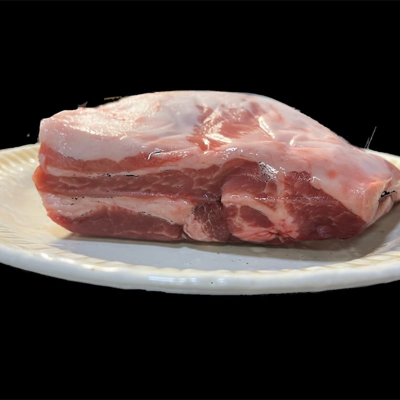十勝放牧黒豚 バラ肉ブロック 500g | 十勝放牧黒豚［TOKACHI