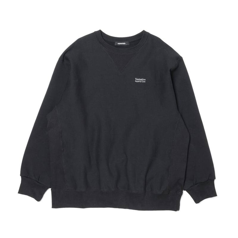 Black】Tentative Superior Line プレミアムクルーネック Black】Tentative Superior Line プレミアムクルーネック