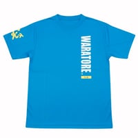 【限定】ドライTシャツ-笑トレ(男女兼用)/ターコイズ