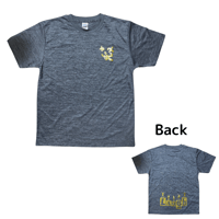 【限定】ドライTシャツ-Laugh(ユニセックス)/ヘザーグレー