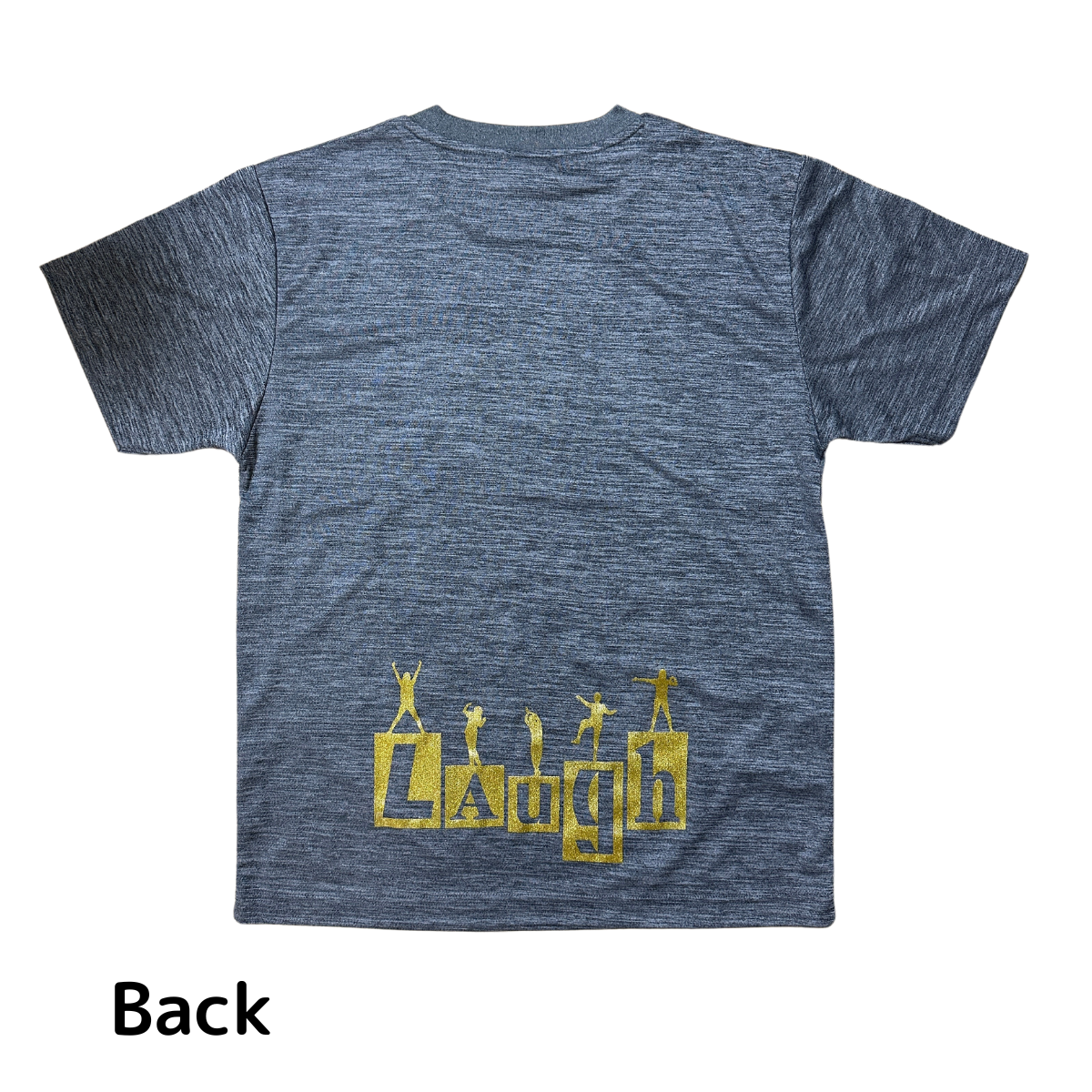 【関税・送料込】プレイングハンド Tシャツ 限定】ドライTシャツ-Laugh(ユニセックス)/ヘザーグレー | warai