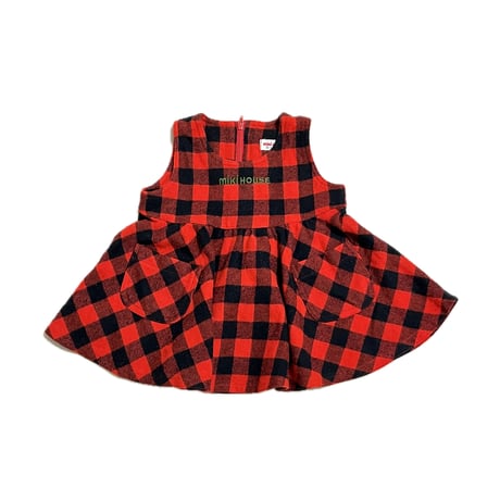 mikihouse | STORES オールドミキハウス ギンガムチェックダルマオール 