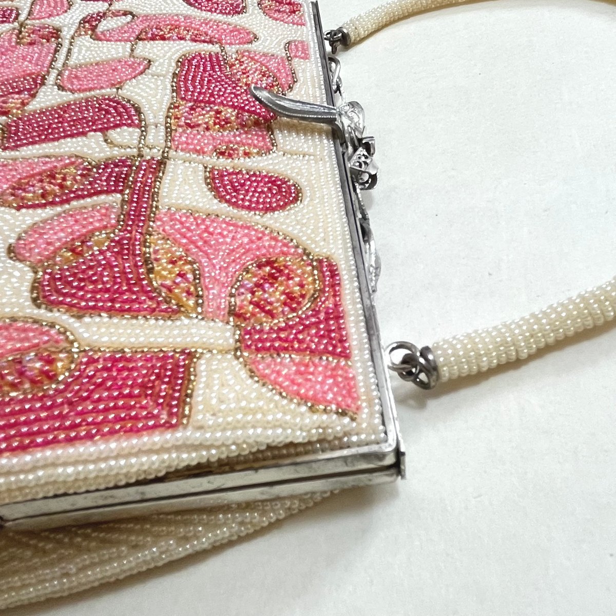 昭和レトロ 1970's ヴィンテージ 和装用 ビーズバッグ | ルゴワ屋