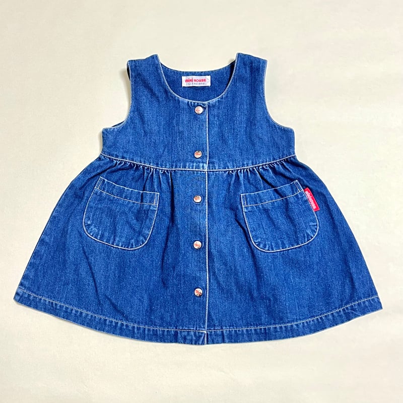 オールドミキハウス サイズ90 デニム ノースリーブワンピース | ルゴワ屋