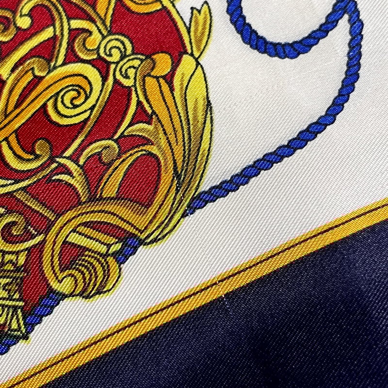 ヴィンテージ レトロ スカーフ 鍵モチーフ バブル K・K | ルゴワ屋