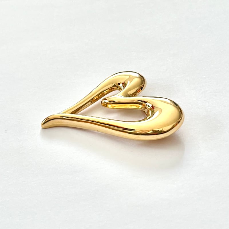 Monet モネ ヴィンテージ ハート形 ブローチ ゴールドトーン | ルゴワ屋