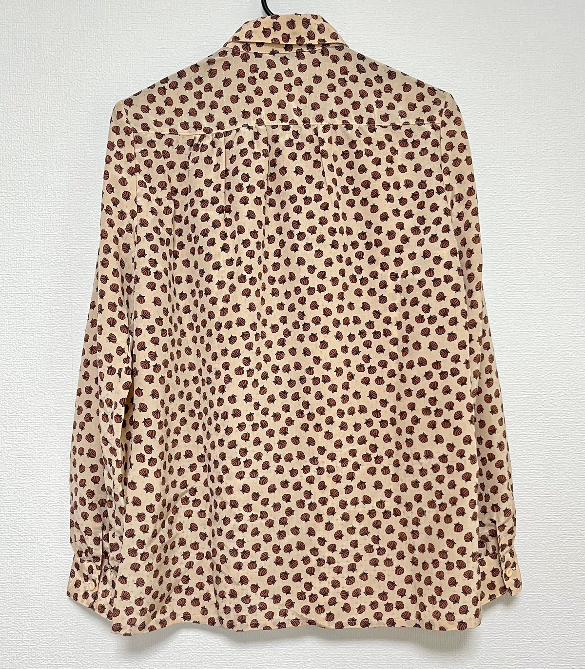 ヴィンテージ ブラウス 貝殻柄 昭和レトロ Nafic Blouse | ルゴワ屋