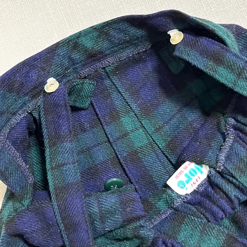 レトロ 吊りスカート サイズ95 タータンチェック レナウン | ルゴワ屋