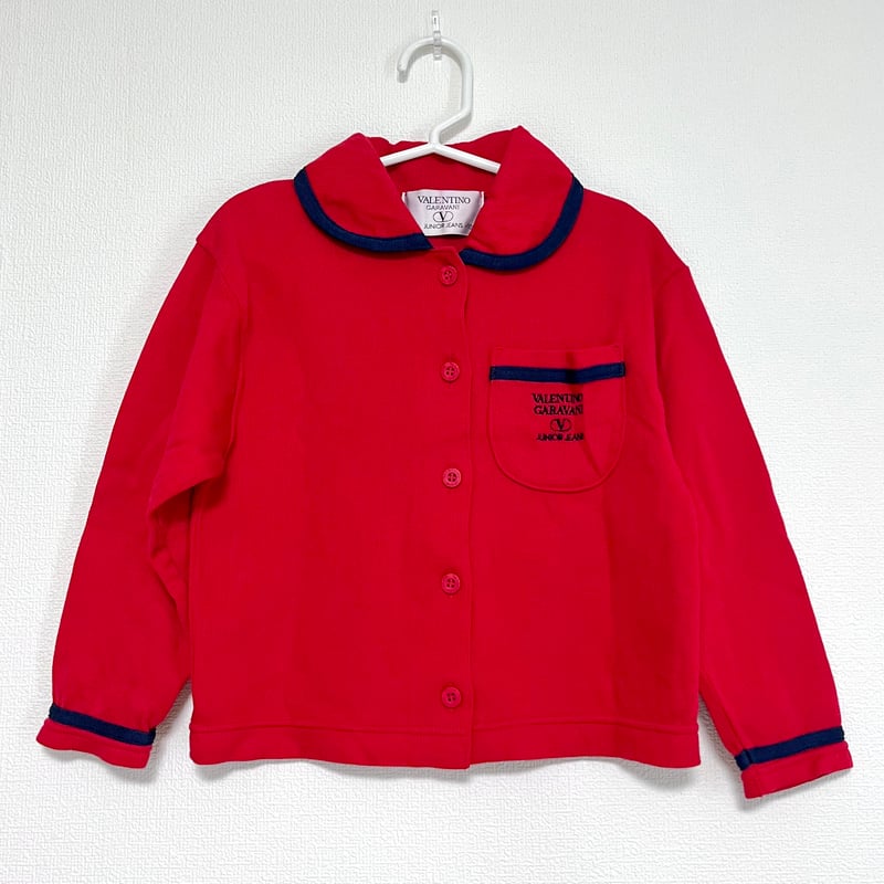 Valentino ヴァレンティノ キッズ レトロ 赤 カーディガン | ルゴワ屋