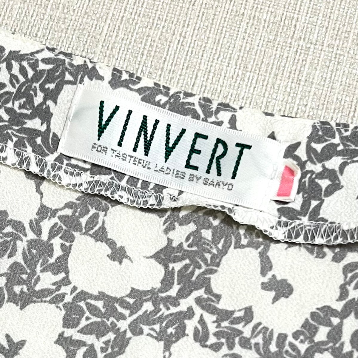 VINVERT ヴィンテージ レトロ 半袖シャツジャケット ブラウス 花柄 
