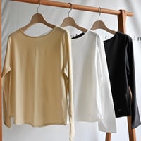 me. embroideryT 2WAY PO / 2WAYロングスリーブプルオーバー