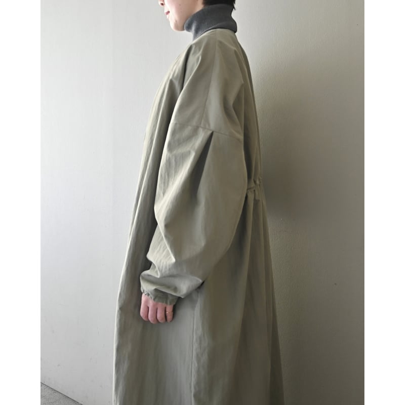 Honnete Tacked Sleeve Over Fit Coat / タックドスリーブオ