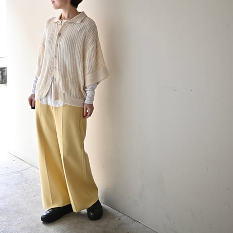 YULA KNIT WIDE PANTS - size38