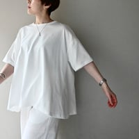 TRAVAIL MANUEL ミディ天竺バックフレアT