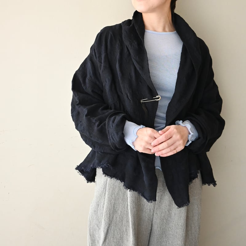 Honnete Gather Cardy / ギャザーカーディガン | YOCA